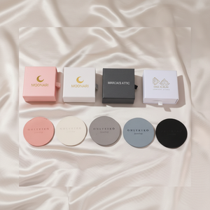 Boîte à tiroirs en papier pour bijoux avec pochette d'emballage pour bijoux Ensemble de boîtes à bijoux - Product Image 1