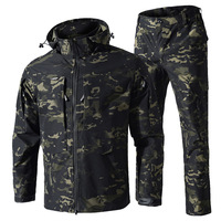 Veste de chasse imperméable Kippo pour hommes, imprimé camouflage, résistante à l'eau, résistante à l'abrasion, résistante aux déchirures, pour la chasse au canard et au cerf, automne