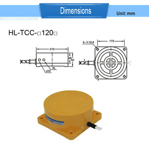 TCC-30120A/B/C/D/AL/BL/-20120A/B/EJ สวิตช์ตรวจจับระยะไกลแบบเหนี่ยวนำทรงกระบอกขนาดใหญ่ - Product Image 6