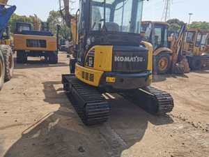 Miniexcavadora Komatsu PC55 usada, original de Japón, excavadora pequeña de operación flexible para excavación de zanjas, granjas y pequeños trabajos de construcción. - Product Image 3