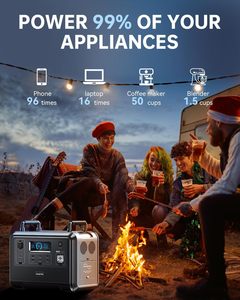Power Station 300W 500W 600W 1000W 1200W Portable Bank Powerstation <b>Camping</b> Home P1201 Portable Power Station P1201 - Product Image 4