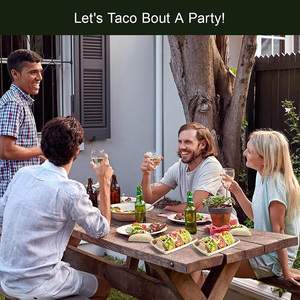 Envase Biodegradable y Compostable para Tacos y Platos Desechables con 3 Divisiones, Tapa Apta para Microondas, Embalaje de Bagazo de Caña de Azúcar - Product Image 3