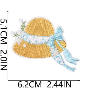 Patchs thermocollants brodés style plage estivale, motifs étoile de mer et coquillage, pour vêtements décontractés, sacs à dos, chaussures, chapeaux, décoratifs - Product Image 5