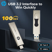 Unidad Flash USB 3.2 Tipo C de 64 GB de Metal - Nuevo Modelo Portátil 2 en 1