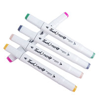 Ensemble de marqueurs d'art professionnels, stylo à peinture permanente à l'alcool avec 24, 30, 36, 40, 48, 60, 80, 100, 120, 168 couleurs au choix