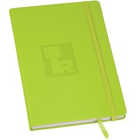 Carnet à spirales A5 avec couverture en PU écologique FOCUS, impression sérigraphique personnalisée, style professionnel, cadeau promotionnel, école/bureau, personnalisable