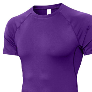 Camiseta de Compresión de Secado Rápido para Entrenamiento Deportivo, Servicios OEM, Nueva Camiseta Corta Personalizada para Hombre, Ecológica, con Logotipo Personalizado - Product Image 6