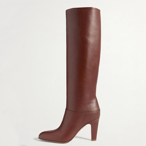 <span class=keywords><strong>Stivali</strong></span> <span class=keywords><strong>al</strong></span> <span class=keywords><strong>ginocchio</strong></span> da donna western fatti a mano, autunno/inverno, taglia grande 46, tacco alto, punta affusolata, slip-on, tinta unita, antiscivolo, illuminati - Product Image 6