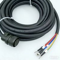 Kabel Fleksibel Motor Servo Daya Tinggi Panjang Sesuai Pesanan Kabel Sambungan Penggerak Servo Industri