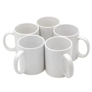 Matte Finish Branco 11oz Sublimação Caneca