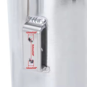 Réservoir d'air en alliage d'aluminium PQYRACING 2L, réservoir d'eau universel pour la modification de voitures, pour le système de refroidissement du moteur - Product Image 5