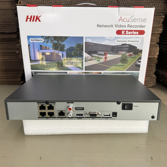 DS-7604NXI-K1/4P/VPro 4-Channel 1U PoE H.265 NVR with AcuSeek & AcuSearch 4K and Perimeter Protection