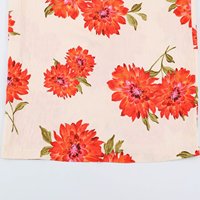 TAOP&ZA Robe midi pour femme, style européen et américain, tendance et élégante, nouvelle collection 2026, avec ceinture et imprimé floral 3069348