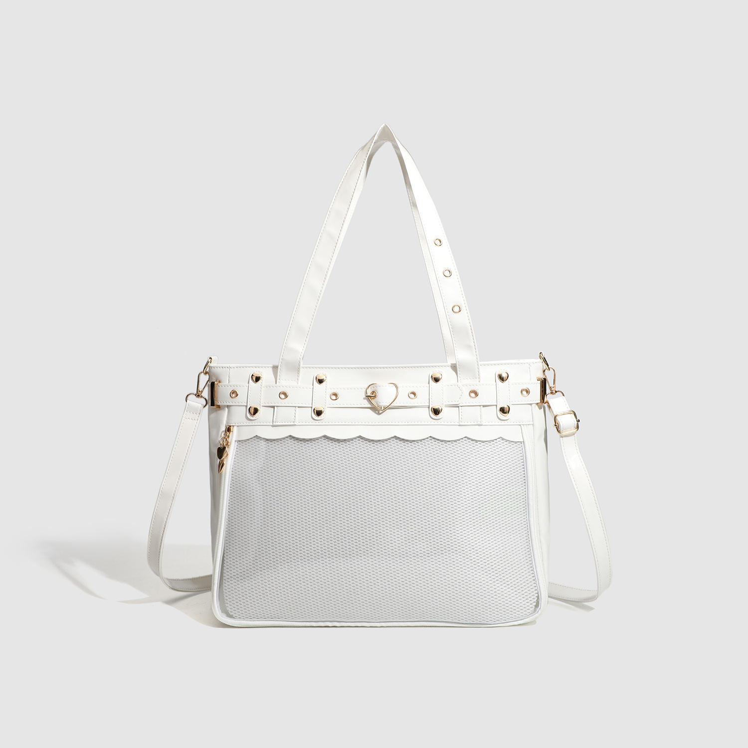 White large size (with tie plate)