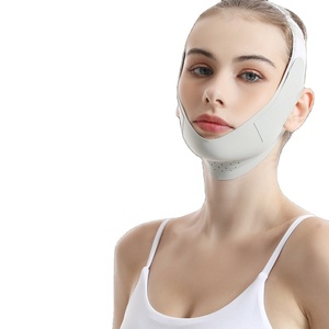 Producto de Belleza, Banda Facial Reutilizable para Adelgazar la Barbilla, Mascarilla Facial en Forma de V, Cinturón de Estiramiento Facial en V - Product Image 1