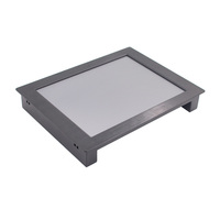 Écran LCD Tft industriel de 12 pouces Boîtier en alliage d'aluminium Écran tactile résistif Moniteur tactile à montage intégré
