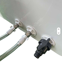 Bain froid ovale moderne intérieur/extérieur avec filtre de refroidissement à eau pour bain à remous, idéal pour la récupération physique des athlètes adultes