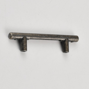 B-380 Zinc Alloy Drawer Handle Bronze Bar Style <b>Rustic</b> Design 40mm Hole Spacing Durable <b>Cabinet</b> Pull - Product Image 1