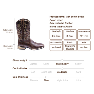 Botas Vaqueras <span class=keywords><strong>de</strong></span> <span class=keywords><strong>Cuero</strong></span> <span class=keywords><strong>para</strong></span> <span class=keywords><strong>Hombre</strong></span>, Botas Vaqueras Personalizadas <span class=keywords><strong>de</strong></span> Alta Calidad <span class=keywords><strong>para</strong></span> <span class=keywords><strong>Hombre</strong></span>, Nuevo Diseño Mexicano - Product Image 3