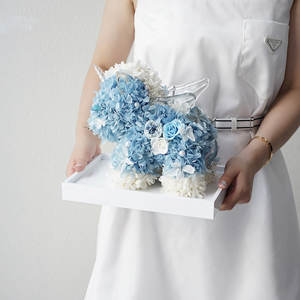 Caja de regalo de San Valentín para siempre inmortal preservada Rosa Hortensia <span class=keywords><strong>unicornio</strong></span> flor eterna en caja de acrílico - Product Image 1