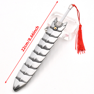 สินค้ามาใหม่ Berserks ดาบของเล่นอะนิเมะแบบพับได้ ขนาด 22 ซม. รุ่น <span class=keywords><strong>Guts</strong></span> สไตล์อนิเมะ ทำจากโลหะผสมสังกะสี พร้อมปลอกดาบแบบป๊อปอัพ ใช้เป็นพวงกุญแจได้ - Product Image 5