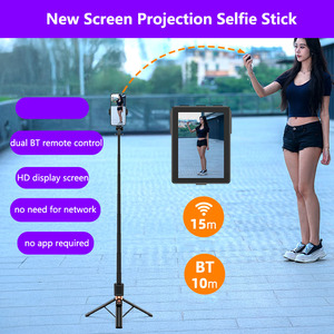 Bâton à <span class=keywords><strong>selfie</strong></span> CL 07 avec écran amovible en temps réel pour prendre des photos, retirer une rotation de 360 degrés, trépied de 1.7 mètres - Product Image 3
