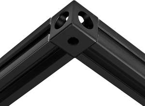 Manufacturer Custom Black Luxury Metal Table Corner Cube Mounting <b>Bracket</b> With Screws - Product Image 4