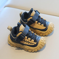 Chaussures de sport d'extérieur pour bébés et enfants, baskets de randonnée respirantes et souples pour printemps/automne, chaussures décontractées légères et tendance pour garçons