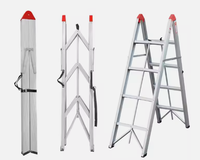 Escaliers d'échelle pliante en aluminium portatifs de conception moderne en gros faciles à transporter