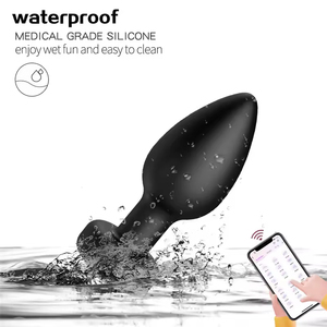 Vibrador Anal Inalámbrico de Silicona Pequeño con Control Remoto por Aplicación, 10 Frecuencias, Ecológico e Impermeable, para Mujeres - Product Image 5