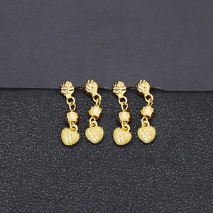 Jxx Suministro Directo, Pendientes de Corazón Chapados en Oro de Alta Calidad, Joyería Clásica de Moda con Circonita para Mujer, para Bodas y Fiestas - Product Image 2