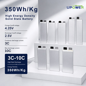 Célula de Bateria de Estado Semi-Sólido ULi 350Wh/KG NMC Pouch 3.7V 12.5Ah 10C de Alta Descarga para UAV de Asa Fixa, Hexacóptero e Multi-Rotor - Product Image 2