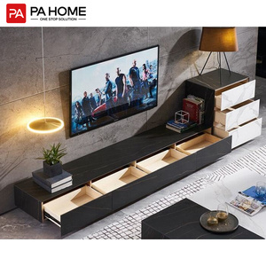 PINAI – <span class=keywords><strong>meuble</strong></span> <span class=keywords><strong>tv</strong></span> de sol au design simple, <span class=keywords><strong>blanc</strong></span>, <span class=keywords><strong>noir</strong></span>, <span class=keywords><strong>meuble</strong></span> <span class=keywords><strong>tv</strong></span> <span class=keywords><strong>et</strong></span> table basse - Product Image 4