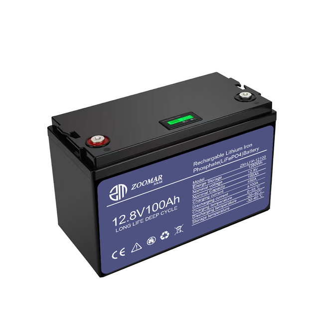 Deep Cycle 12V Lithium Ion 100Ah Battery Lifepo4 LFP for Solar RV Caravan Marine Trolling Camper Van Golf Carts