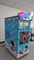 Machine à glaces intelligente entièrement automatique 24h/24, 220V, nouvelle machine distributrice en libre-service avec écran tactile, pour eau et lait, longue durée de vie