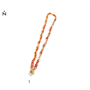 Cadena corporal de plástico Angelina de 70 cm con forma de candado, moderna y a la moda para uso diario, unisex, para adultos. - Product Image 1