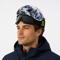 Housse de protection personnalisée pour masque de ski – Nouveau design, portable, élastique, anti-poussière, douce, pour lentilles de masque de ski