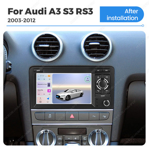 Écran audio de voiture MEKEDE H2 H4 H6, écran de voiture, Car-play, multimédia, DVD, <span class=keywords><strong>navigation</strong></span>, 7 pouces pour <span class=keywords><strong>Audi</strong></span> A3 S3 RS3 2003-2012 - Product Image 5