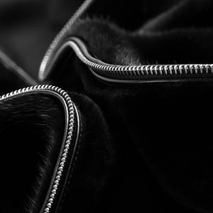 <span class=keywords><strong>Cappotto</strong></span> di pelliccia di <span class=keywords><strong>visone</strong></span> da <span class=keywords><strong>uomo</strong></span> con cappuccio invernale a maniche lunghe in tinta unita alla moda con cerniera - Product Image 6