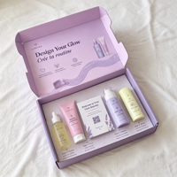 Boîtes d'emballage pour lotion corporelle DTC, boîtes à fermeture automatique en carton ondulé E, emballage personnalisé