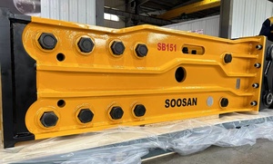 Martillo Hidráulico Tipo Superior SB151, Nuevo, con Cincel y Bomba para Excavadoras de 40-55 Toneladas, 1 Año de Garantía - Product Image 3