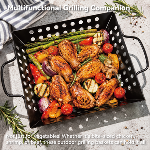 Plaque de cuisson ronde antiadhésive noire en fer pour barbecue extérieur et cuisson de viande - Product Image 4