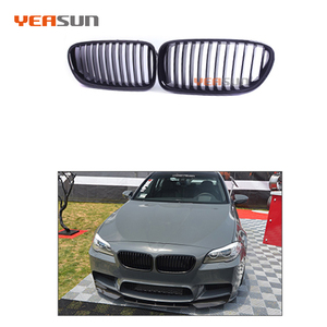 Reemplazo parte doble listón negro brillante F10 F11 F18 frente riñón rejilla para <span class=keywords><strong>BMW</strong></span> <span class=keywords><strong>5</strong></span> Series 2010, 2011, 2012, 2013 2014, 2015, <span class=keywords><strong>2016</strong></span>, 2017 - Product Image 6