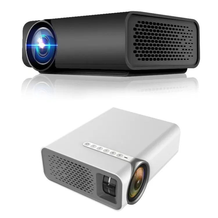 YG530 Proyektor Video LED Rumah Portabel, Proyektor Kecil HD 1080P, Peralatan Game Proyektor Teater Rumah