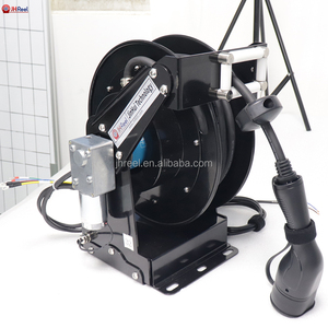 <span class=keywords><strong>Enrouleur</strong></span> de câble de chargeur de VE motorisé télécommandé rétractable 3-10m, type T2-T2 Type 1 J1772 pour station domestique et commerciale - Product Image 6