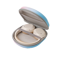 Sac de rangement universel pour écouteurs sans fil personnalisé Portable monté sur la tête étanche résistant aux chutes avec étui rigide à fermeture éclair EVA