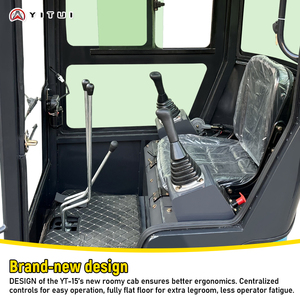 Mini Escavatore da <span class=keywords><strong>1</strong></span>,5 Tonnellate Certificato CE Multifunzionale per Ristrutturazione Agricola Personalizzato Semplice Facile da Usare con Motore Kubota - Product Image 6