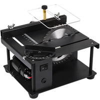 Mini scie à table électrique industrielle, modèle DIY avec moteur sans balais et tension réglable pour le travail du bois