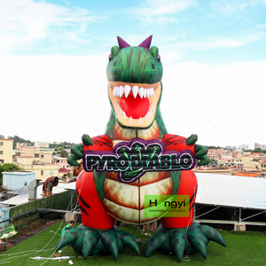 Parada de Animales Salvajes Gigantes, <span class=keywords><strong>Dinosaurio</strong></span> Inflable Grande para Publicidad, Exhibición de Tiranosaurio Rex, Promoción Personalizada - Product Image 3
