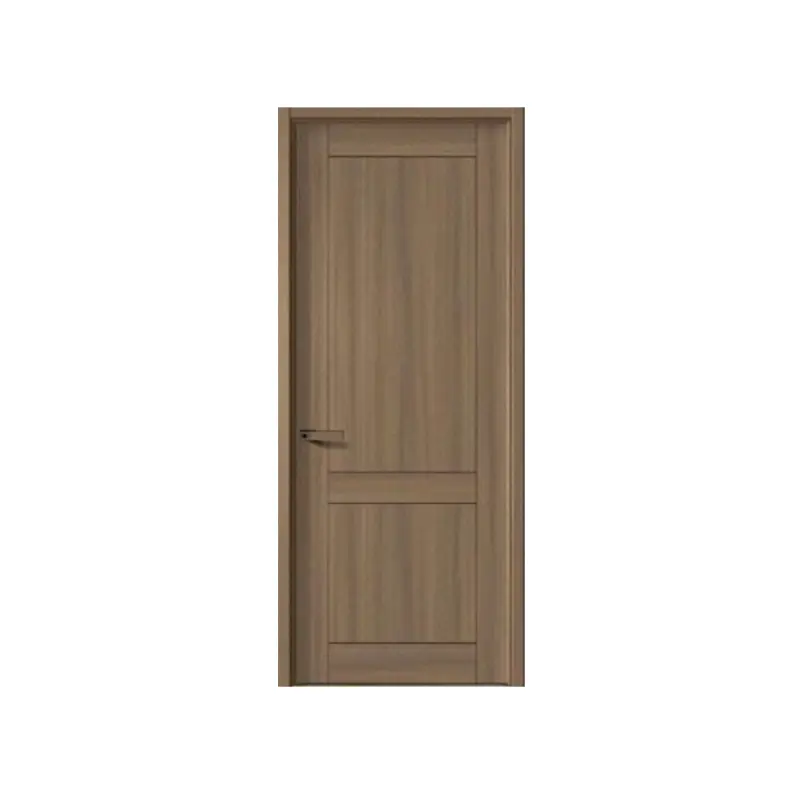 Peinture de placage intérieur de chambre d'appartement, portes en bois OEM et ODM conception de porte en bois massif à bascule finie